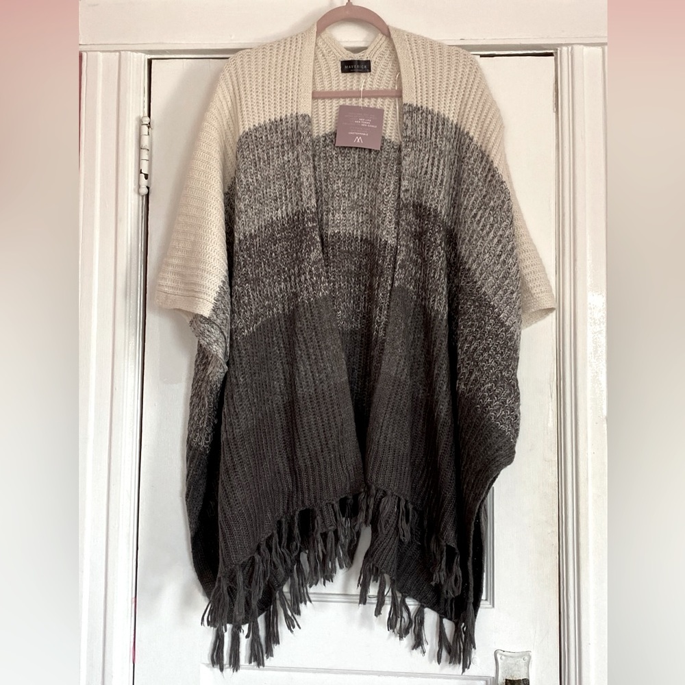 NWT Open Cardigan with Tassels
